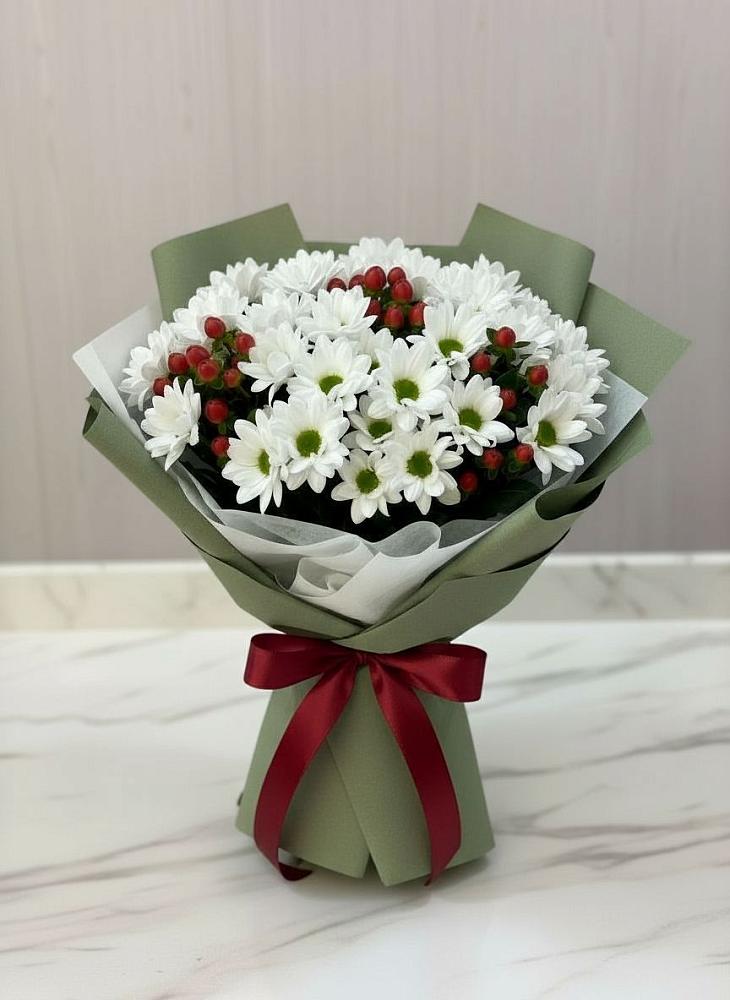 Букет цветов из: Хризантемы в Новоникольское