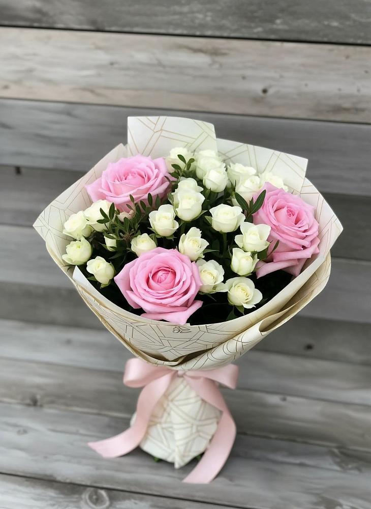Букет цветов из: Розы в Новоникольское