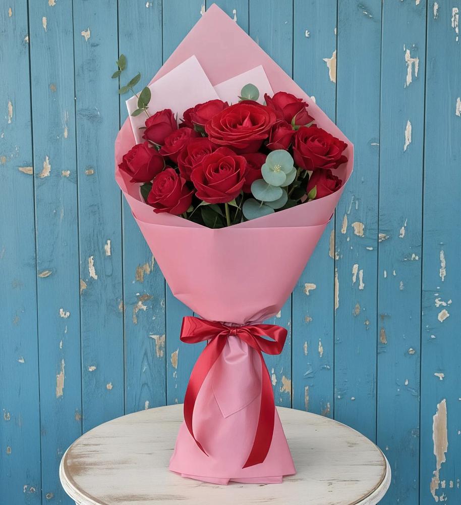 Букет цветов из: Розы в Новоникольское