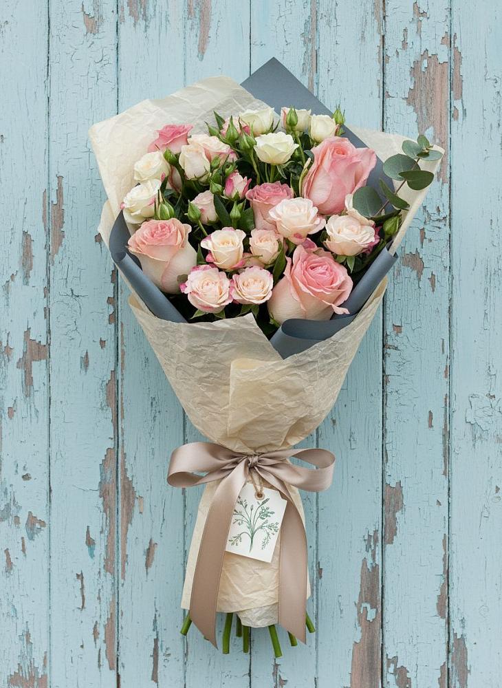 Букет цветов из: Розы в Новоникольское