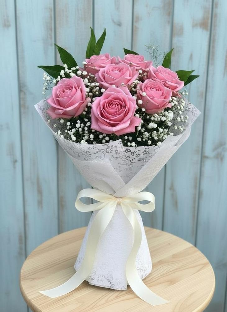 Букет цветов из: Розы в Новоникольское