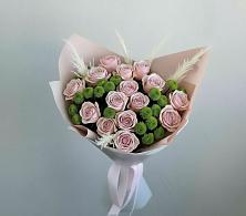 Букет цветов из:  Розы и Хризантемы в Новоникольское