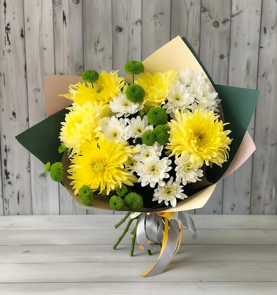 Букет цветов из: Хризантемы в Новоникольское