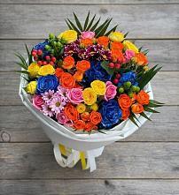 Букет цветов из:  Розы и Хризантемы #REPLACE_PRED# Новоникольское