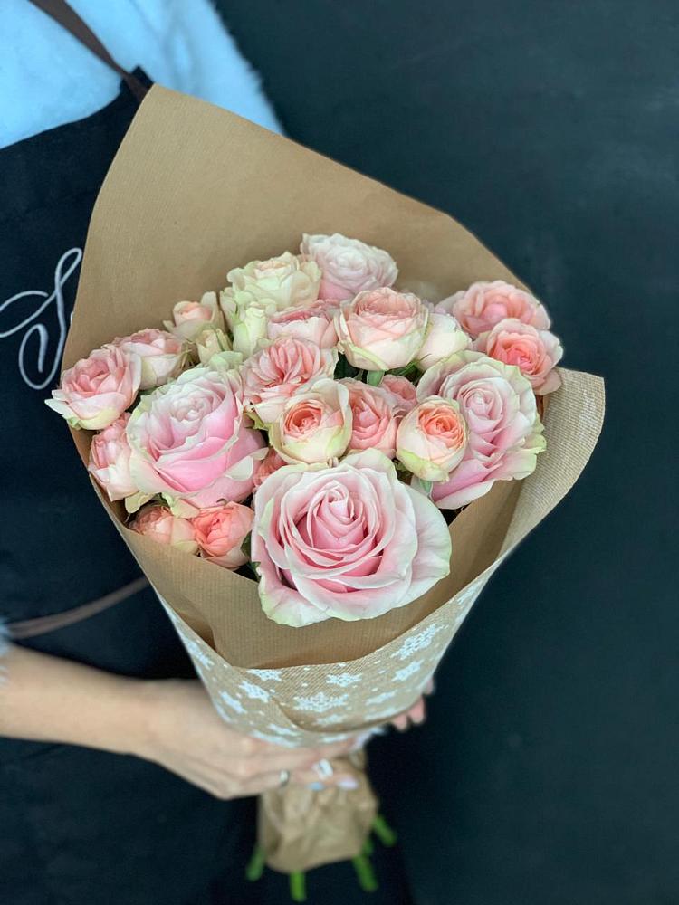 Букет цветов из: Хризантемы и Розы в Новоникольское