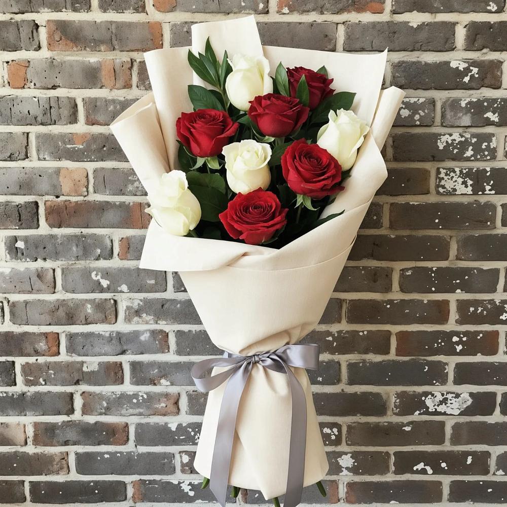 Букет цветов из: Розы в Новоникольское