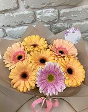 Букет цветов из:  Герберы в Новоникольское