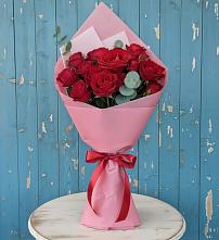 Букет цветов из:  Розы в Новоникольское