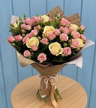 Букет цветов из:  Розы в Новоникольское