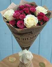 Букет цветов из:  Розы в Новоникольское