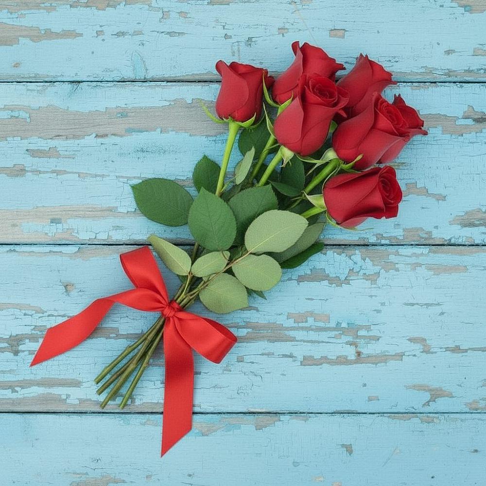 Букет Красные розы в Новоникольское
