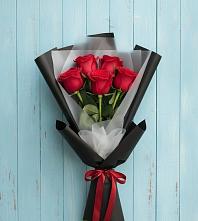 Букет цветов из:  Розы в Новоникольское