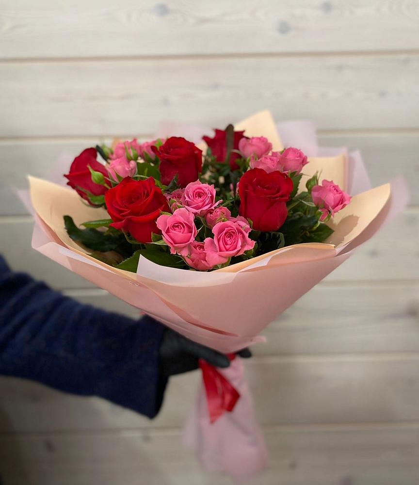 Букет цветов из: Розы в Новоникольское