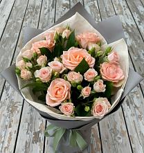 Букет цветов из:  Розы в Новоникольское