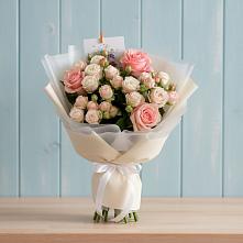 Букет цветов из:  Розы в Новоникольское