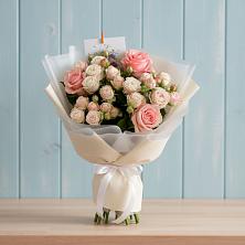 Букет цветов из:  Розы в Новоникольское