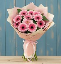 Букет цветов из:  Герберы #REPLACE_PRED# Новоникольское