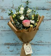 Букет цветов из:  Розы и Лизиантусы #REPLACE_PRED# Новоникольское
